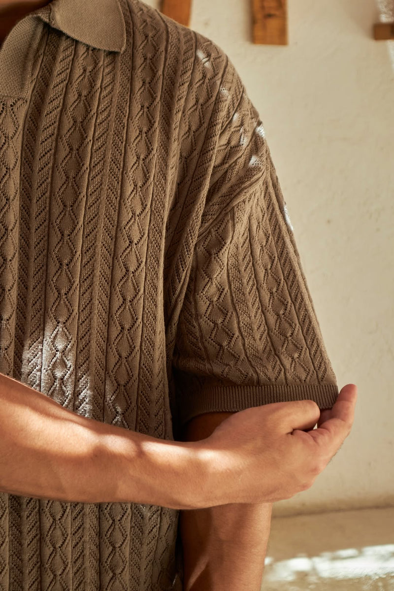 Olive Jacquard