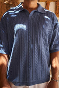 Blue Jacquard