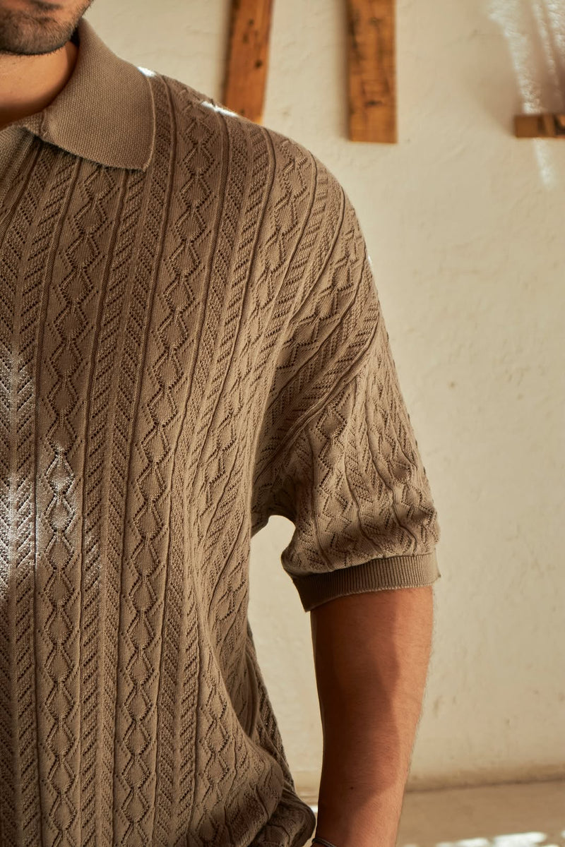 Olive Jacquard