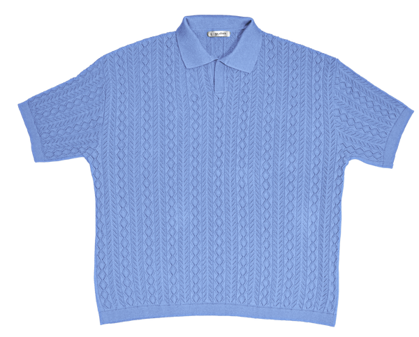 Blue Jacquard
